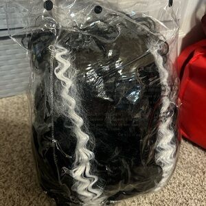 Black and White Wavy Hair Extensions